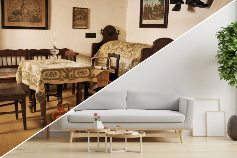 Decoração em Alojamento Local antes e depois decoração alojamento local Algarve
